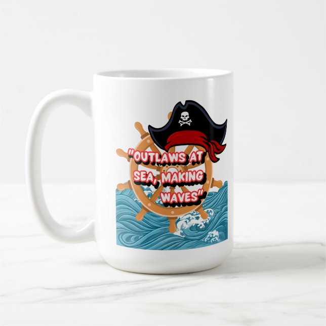 Caneca De Café citação pirata (Esquerda)