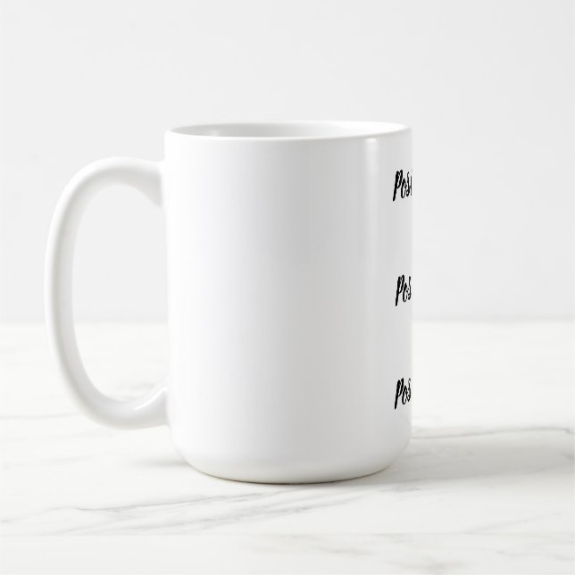 Caneca De Café Citação Positiva  (Esquerda)