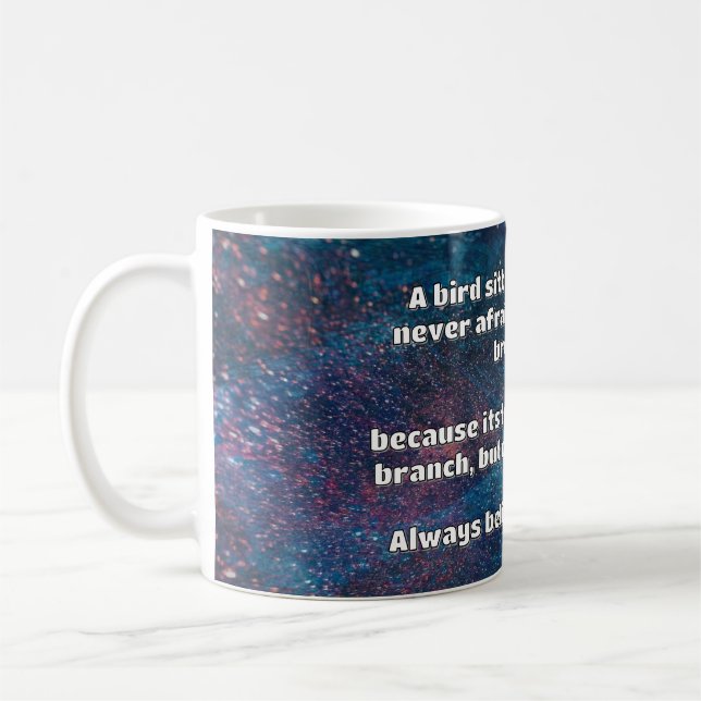 Caneca De Café Citação Positiva de Encorajamento Empath (Esquerda)