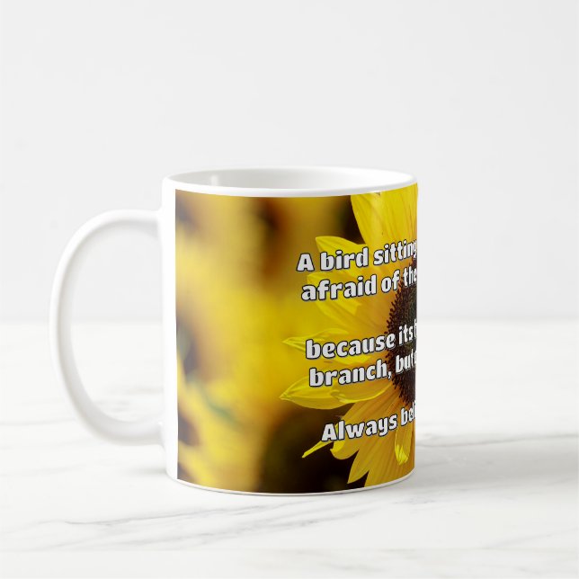 Caneca De Café Citação Positiva de Encorajamento Empath (Esquerda)