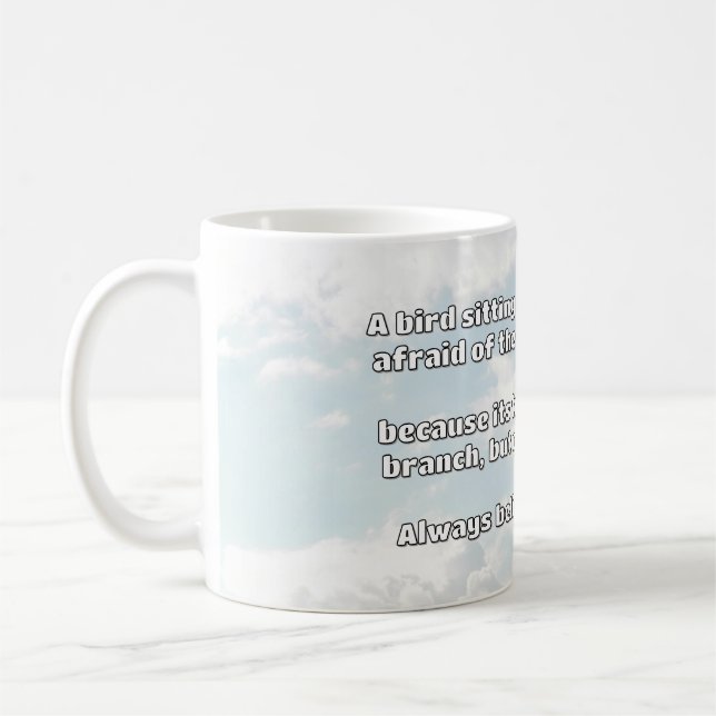 Caneca De Café Citação Positiva de Encorajamento Empath (Esquerda)