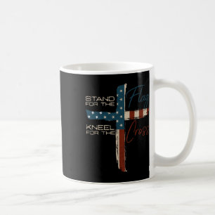 Caneca De Café Citação Religiosa da Bandeira dos EUA 4 de Julho F