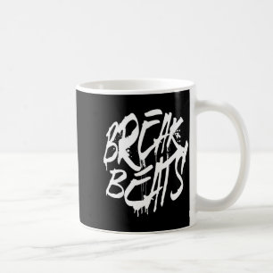 Caneca De Café Citação Retro Básica Quebra Batidas Vintage Divert