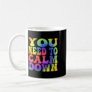 Caneca De Café Citação Retro Divertida Feminina Preciso Me Acalma