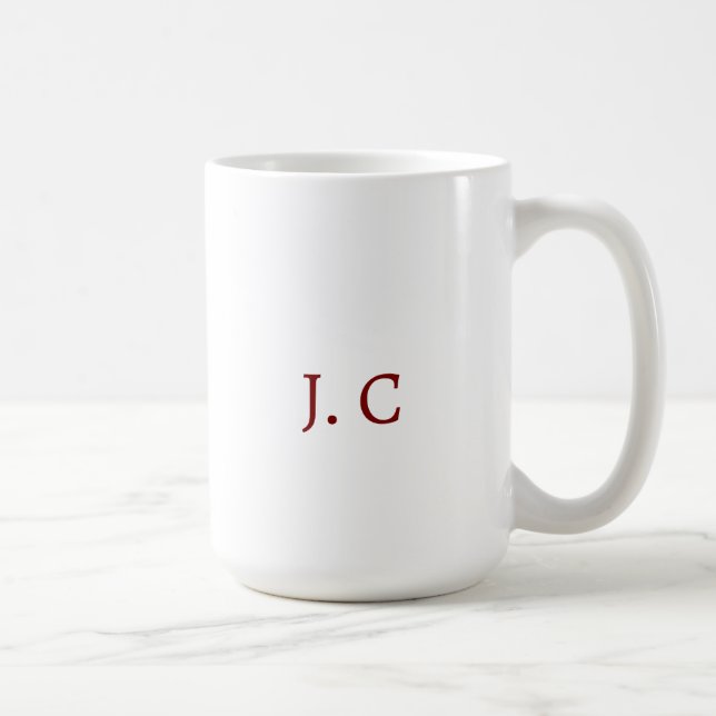 Caneca De Café Citação Simples de Romance Sombrio | Estética de A (Direita)