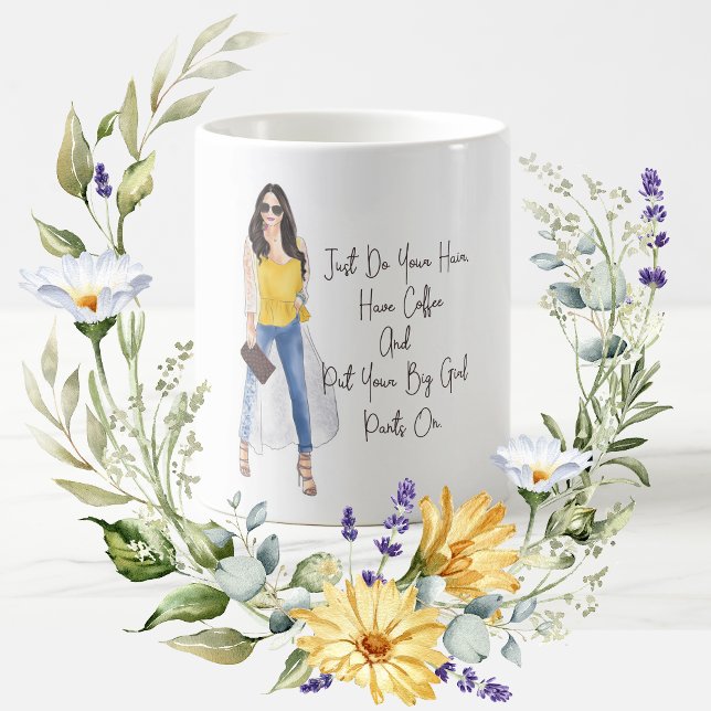 Caneca De Café Citação Whimsical "Pega na tua Garota" (Criador carregado)