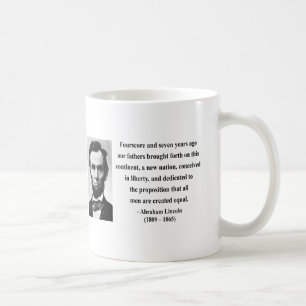 Caneca De Café Citações 5b de Abraham Lincoln