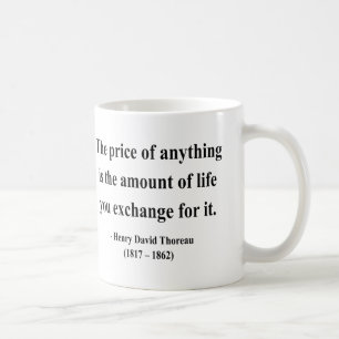 Caneca De Café Citações 6a de Thoreau