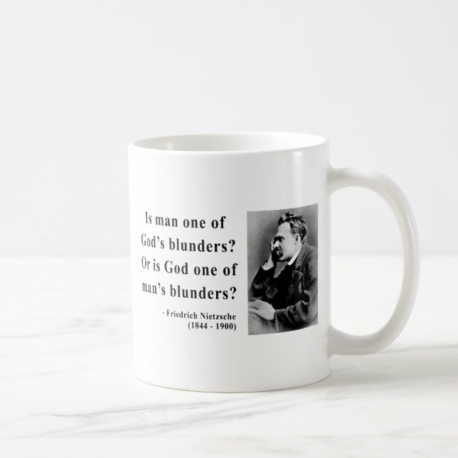 Caneca De Café Citações 6b de Nietzsche (Direita)