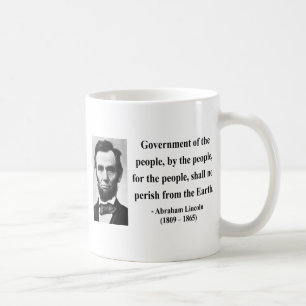Caneca De Café Citações 7b de Abraham Lincoln
