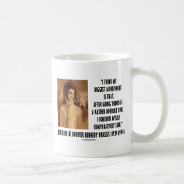 Caneca De Café Citações comparativamente sãs do retrato de Jackie