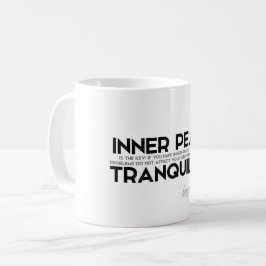 Caneca De Café CITAÇÕES: Dalai Lama - paz interna