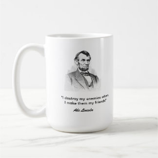 Caneca De Café Citações de Abe Lincoln