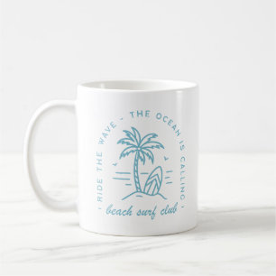 Caneca De Café citações de amantes do oceano surfando em surfe do