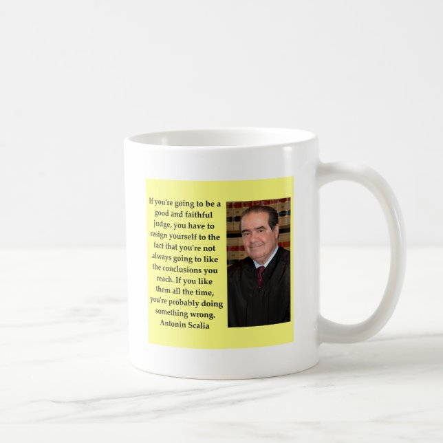 Caneca De Café citações de Antonin Scalia (Direita)