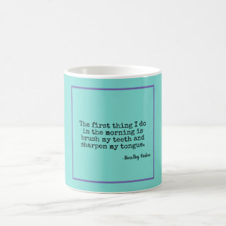 Caneca De Café Citações de Dorothy Parker da língua afiada