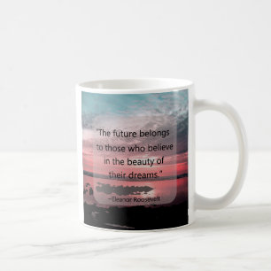 Caneca De Café Citações de Eleanor Roosevelt