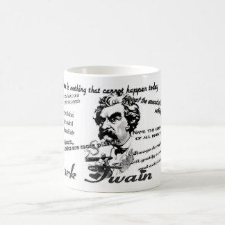 Caneca De Café Citações de Mark Twain