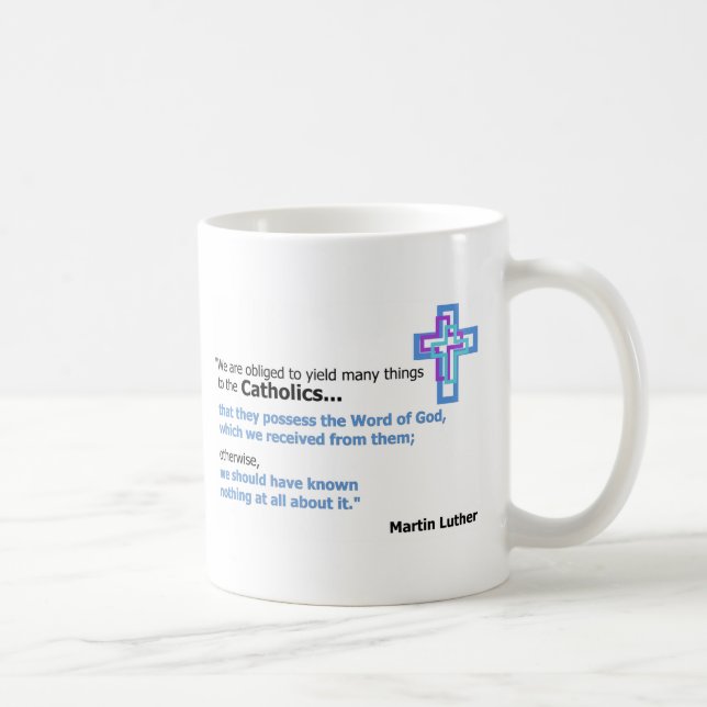 Caneca De Café Citações de Martin Luther (Direita)