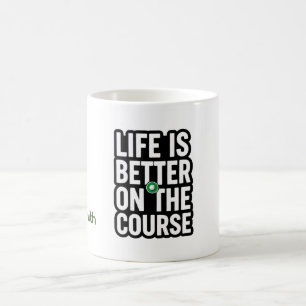Caneca De Café Citações de texto de aposentadoria de golfe para g