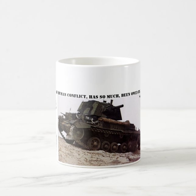 Caneca De Café Citações de WW2 Churchill - EXÉRCITO 2 (Centro)