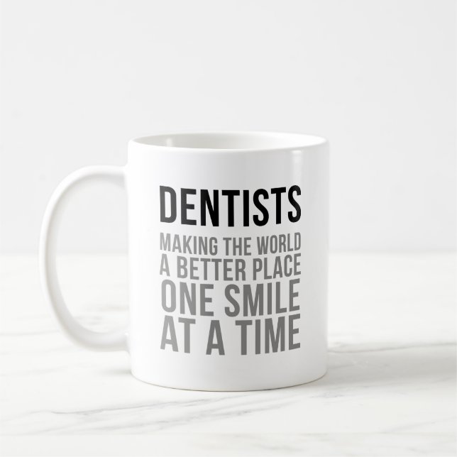 Caneca De Café Citações Dentist (Esquerda)