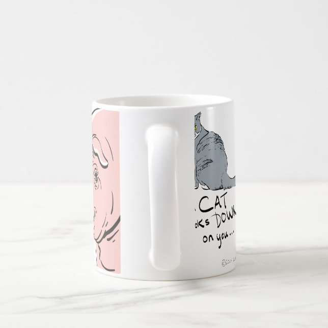 Caneca De Café Citações do porco de Churchill (Alça)