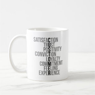 Caneca De Café Citações do serviço ao cliente
