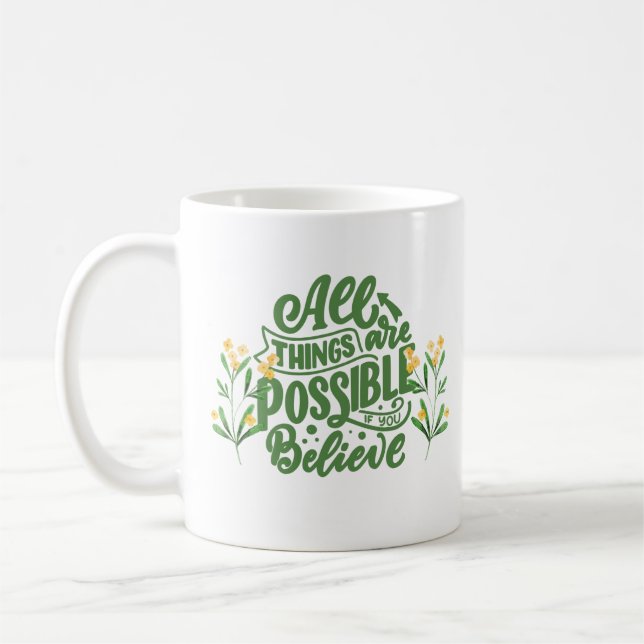 Caneca De Café Citações do significado verde (Esquerda)