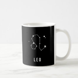 Caneca De Café Citações do sinal do zodíaco de Leo