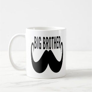 Caneca De Café Citações engraçadas do bigode do big brother do