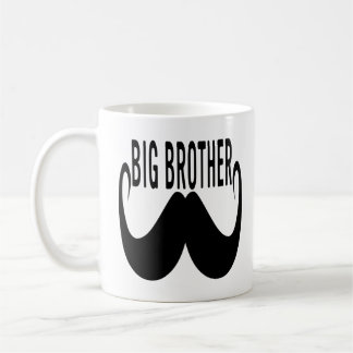 Caneca De Café Citações engraçadas do bigode do big brother do