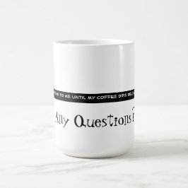 Caneca De Café Citações engraçadas do café eu preciso piadas do