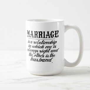 Caneca De Café Citações engraçadas do casamento