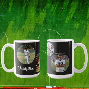 Caneca De Café Citações Engraçadas Leão Futebol Pai Foto