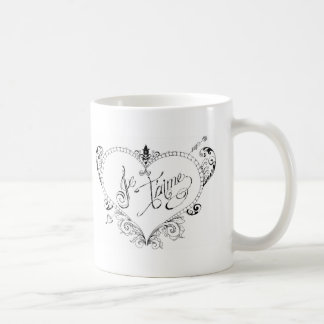 Caneca De Café Citações francesas do amor