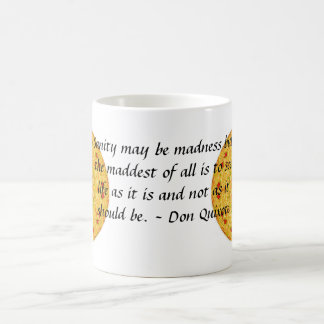 Caneca De Café Citações inspiradas de Don Quixote
