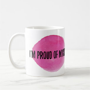 Caneca De Café citações inspiradoras de autoaceitação