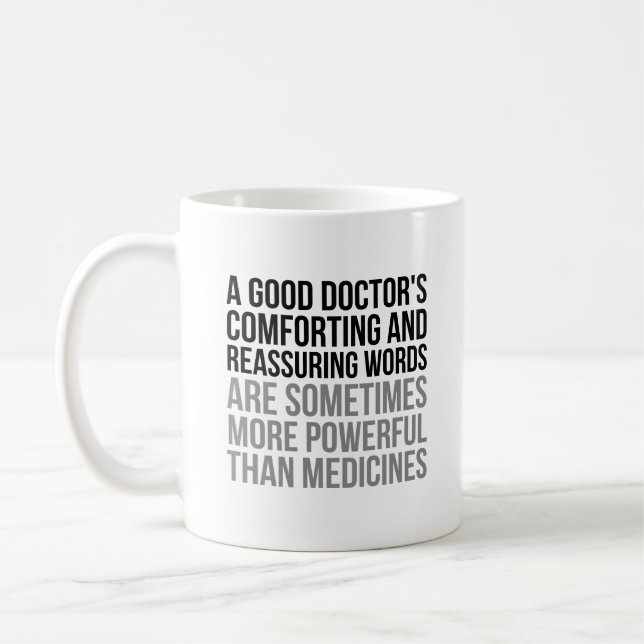 Caneca De Café Citações Médicas (Esquerda)