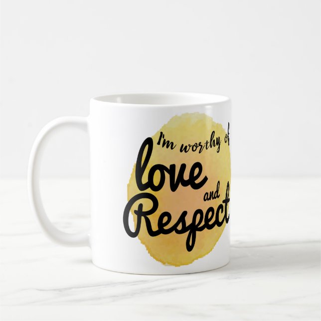 Caneca De Café citações motivacionais e inspiradoras para a vida (Esquerda)