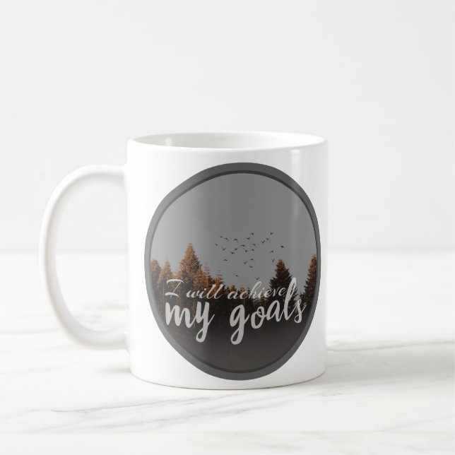 Caneca De Café citações motivacionais matinais para amor próprio (Esquerda)