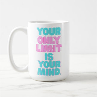 Caneca De Café Citações Motivacionais - O Seu Único Limite É A Su