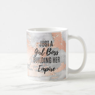 Caneca De Café Citações motivacionais para mulheres Girl Boss
