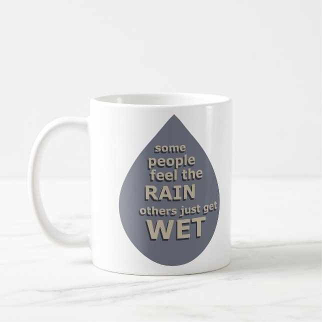 Caneca De Café citações motivacionais sobre afirmações da vida (Esquerda)