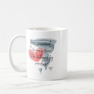 Caneca De Café Citações Positivas Saúde Mental Eu Também Sobreviv