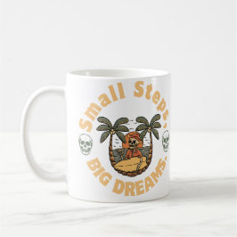 Caneca De Café citas de motivação - pequenos passos, grandes sonh
