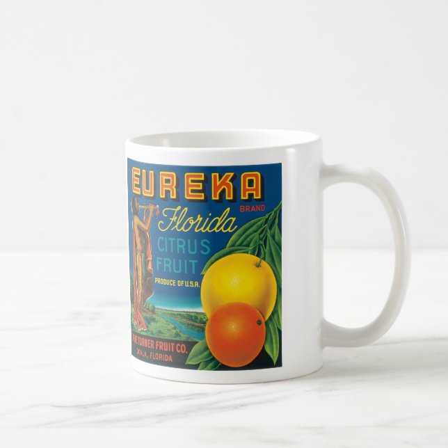 Caneca De Café Citrinos de Eureka Florida (Direita)