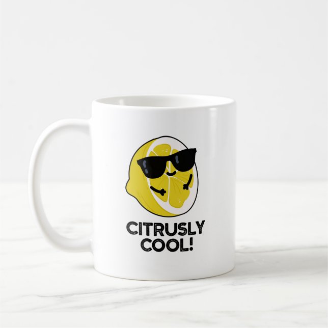 Caneca De Café Citrus Pun, Funny Legal Citrus (Esquerda)