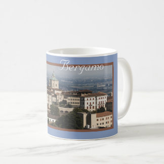 Caneca De Café Città Alta Panorama, Bergamo, Itália