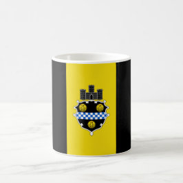 Caneca De Café City Flag de Pittsburgh (Pensilvânia)